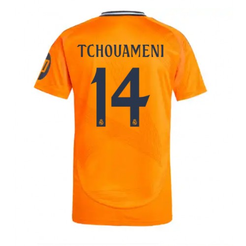 Real Madrid Aurelien Tchouameni #14 Gostujuci Dres 2024-25 Kratak Rukav